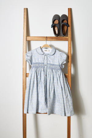 Girls Renata Smock Emb Dress (Kid)