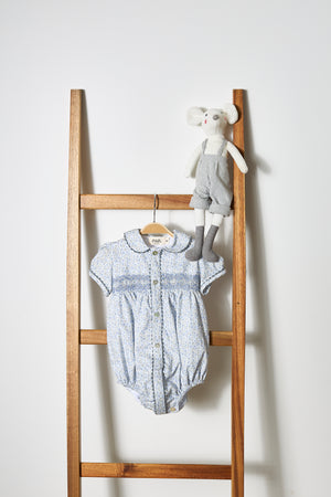 Baby Girl Renata Smock Dot Bubble (Infant)