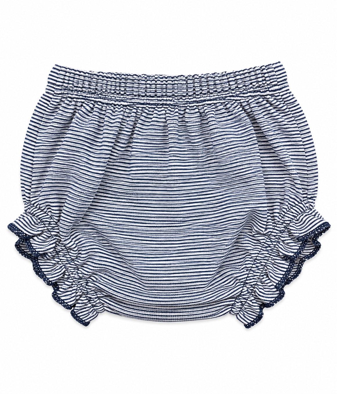 Dark Royal Stripe Girl Diaper Cover
