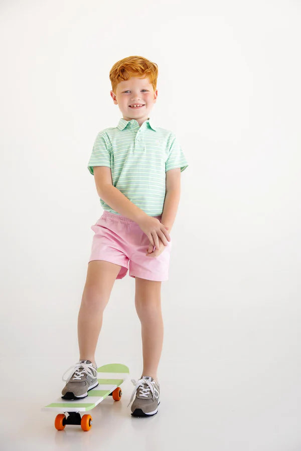 Summer County Stripe Prim & Proper SS Polo