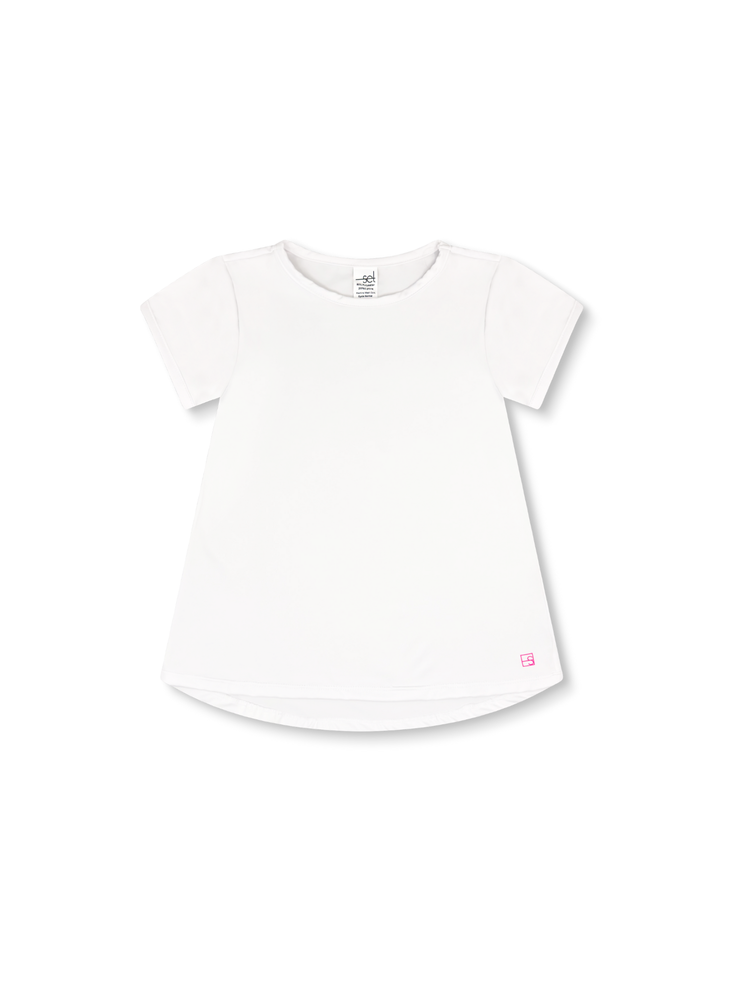 Bridget Basic Tee - Pure Coconut White (Toddler/Kid)