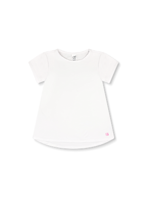 Bridget Basic Tee - Pure Coconut White (Toddler/Kid)