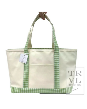 Coated Canvas Tote