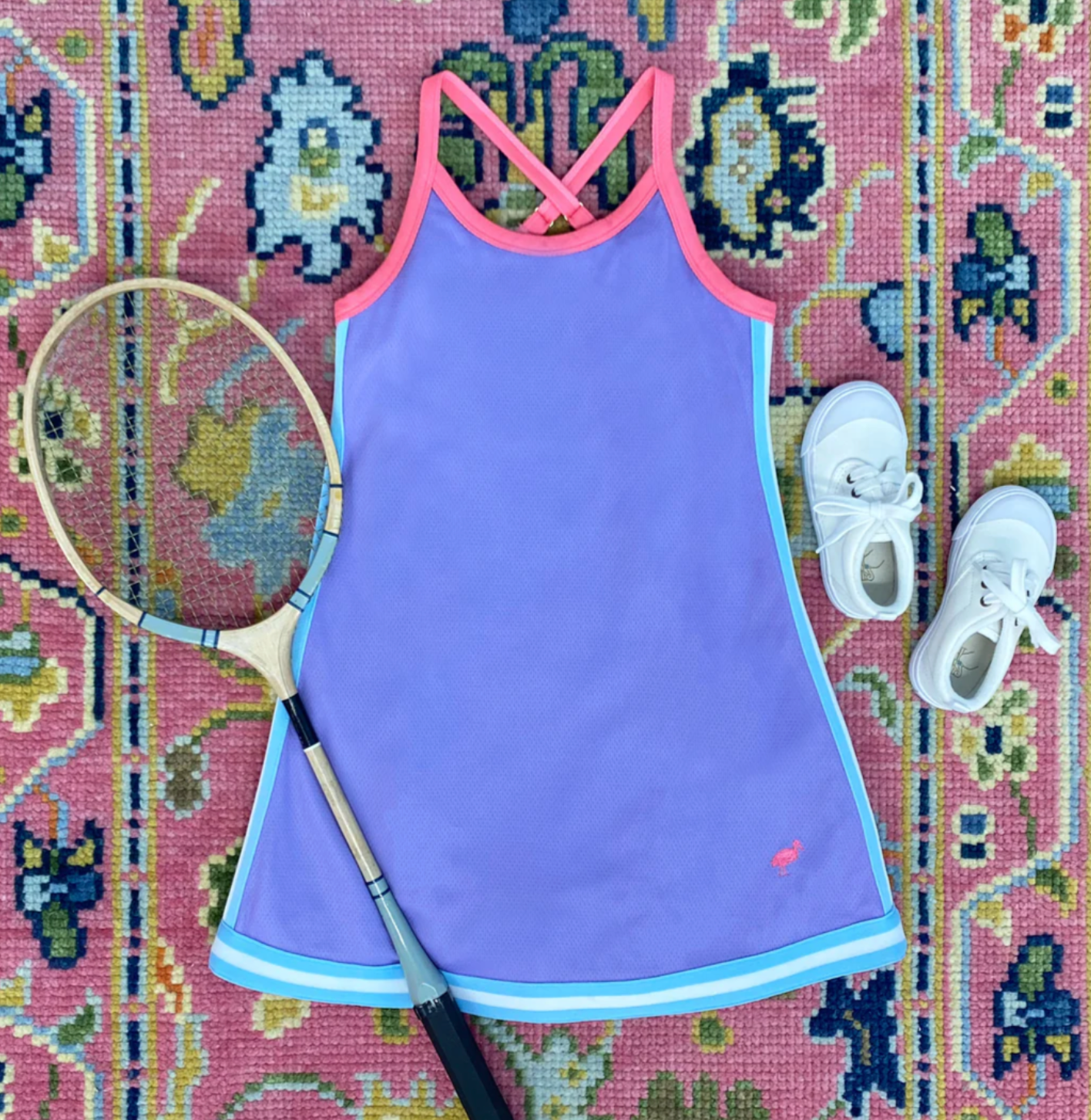 Prepletic Little Miss Tennis Dress - Palisades Purple (Big Kid)