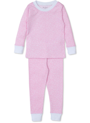 Pink Fall Flower Patch PJ Set (Baby)