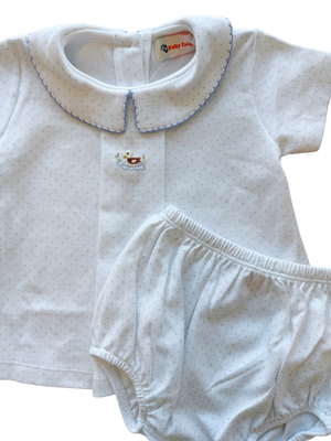 Baby Duck Bitty Dot Diaper Sets (Infant)