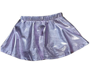 Metallic Skirt-Lavender & Pink