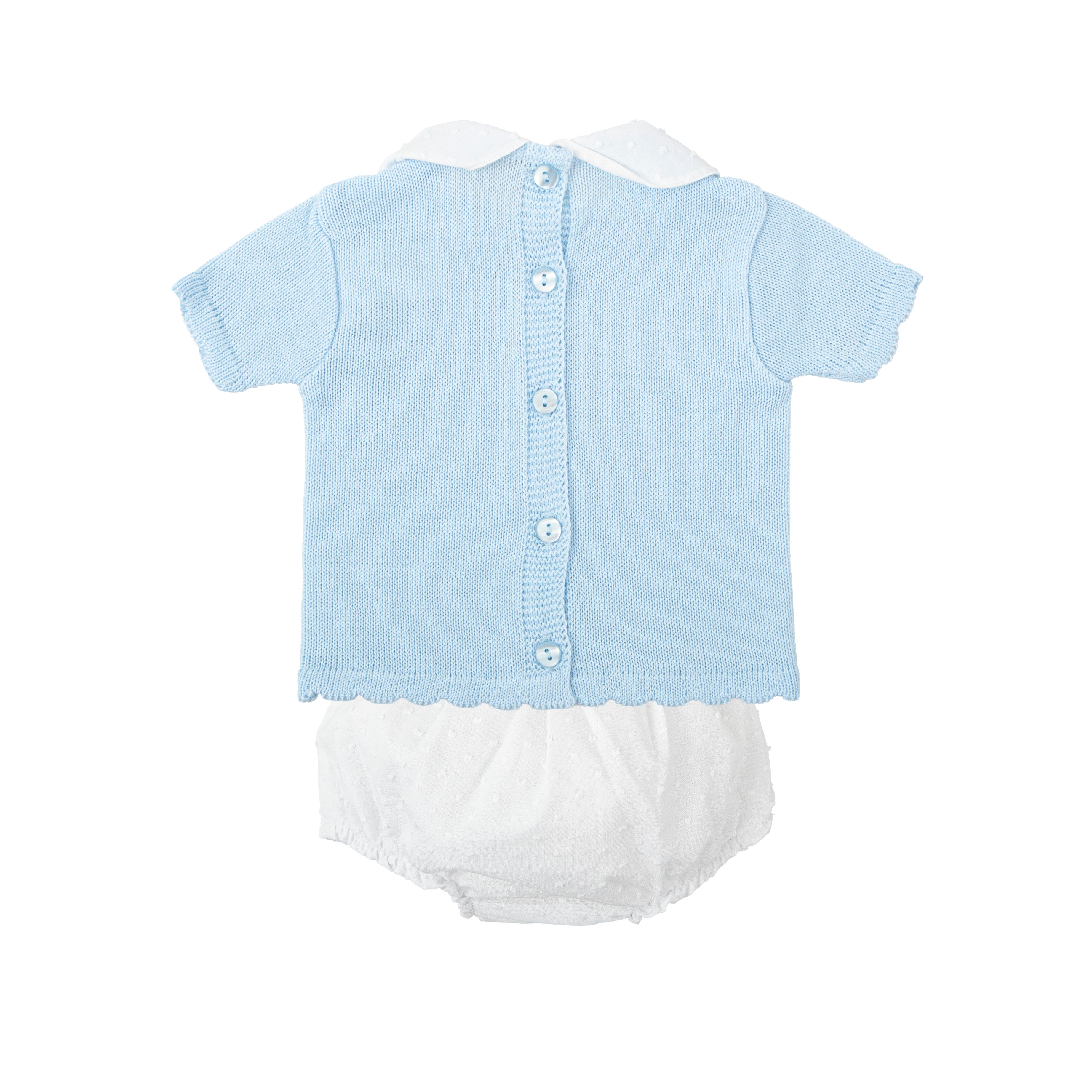 Boys Knitted Swiss Dot Set (Baby)