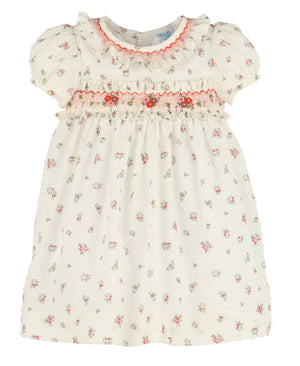 Plumetti Floral Smock Dress