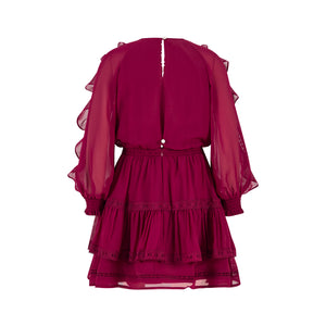 Berry Rosie Mini Dress