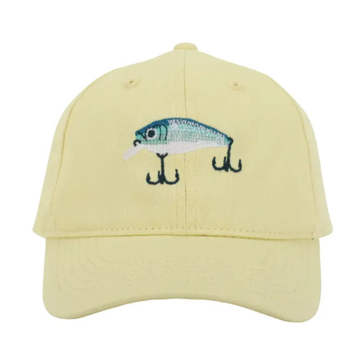 Cognac Leather Strap Lure Hat