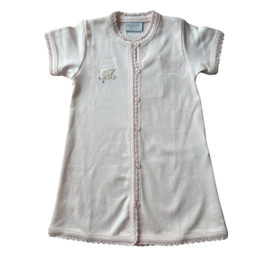 Solid Pink Mini Lamb SS Day Gown