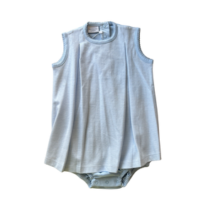 Blue Stripe Dressy Romper