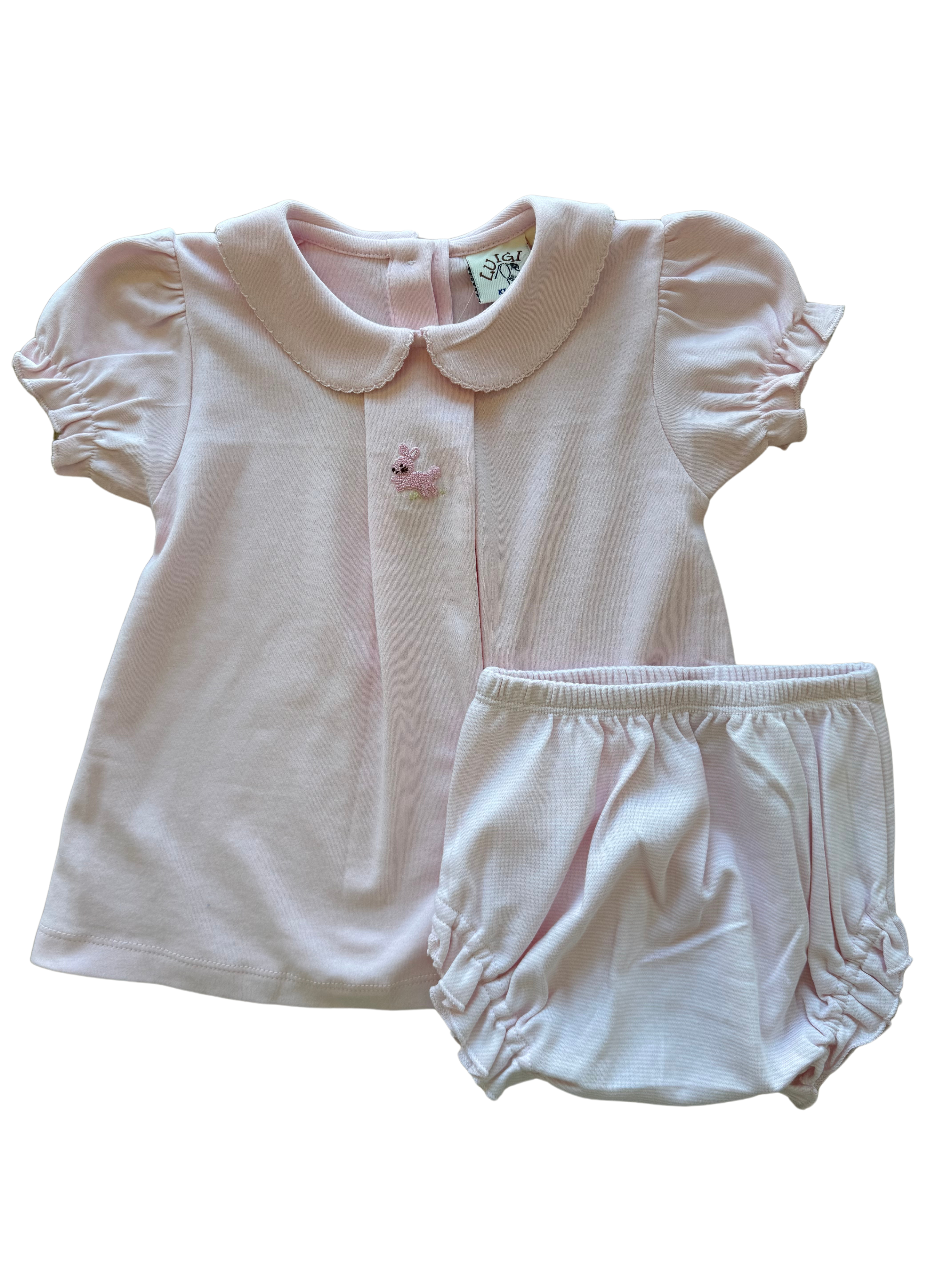 Pink Bunny Diaper Set (Baby)