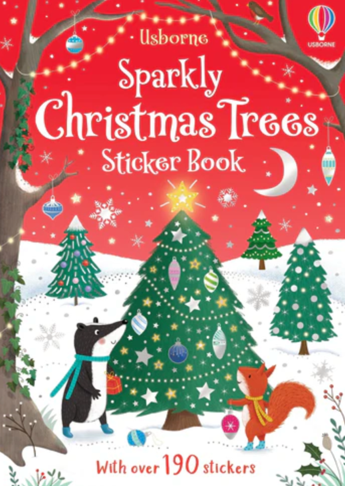 Sparkly Christmas Trees Sticker Book