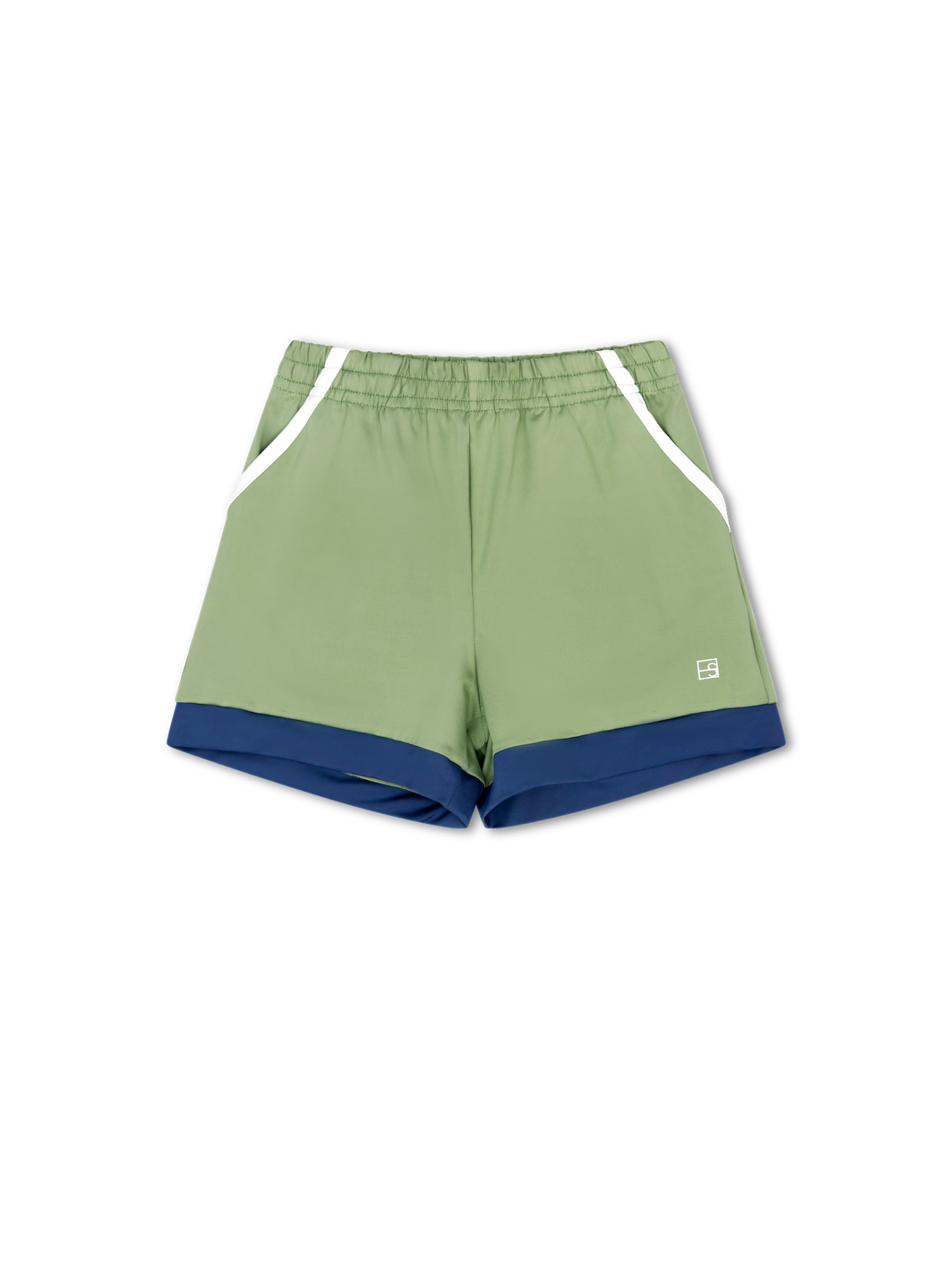 Graham Short in Green with White & Blue (Kid)