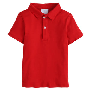 Short Sleeve Polo Red (Toddler)