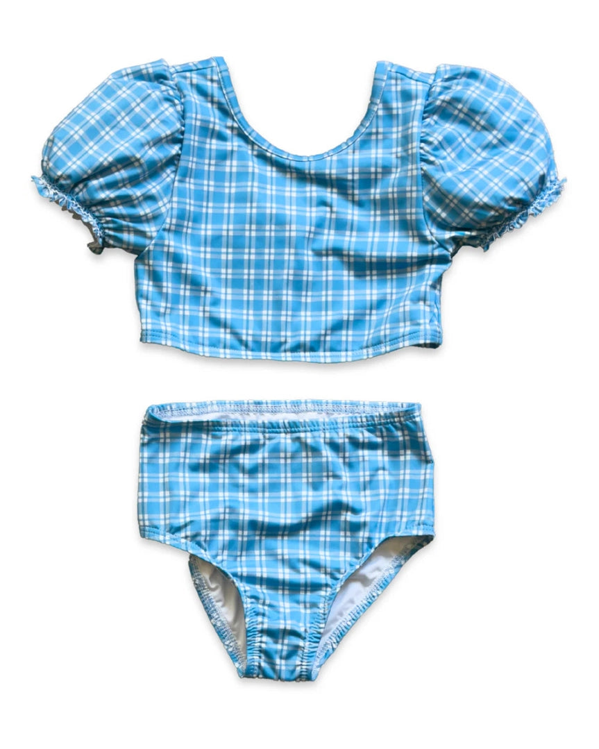 Dockside Check Blue Two Piece Bailey Suit