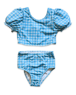 Dockside Check Blue Two Piece Bailey Suit