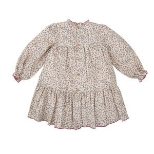Leafy Smocked Top Dress