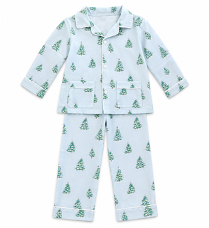 Blue Christmas Tree Print PJ