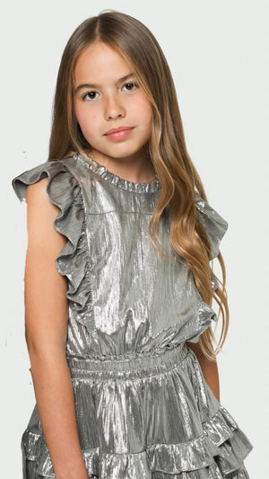 Gustavia Silver Dress