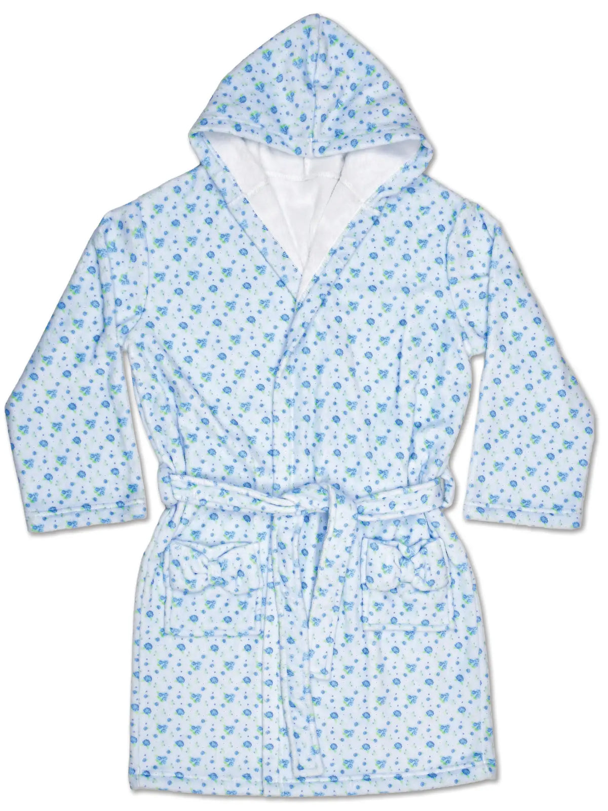 Blue Ditsy Robe