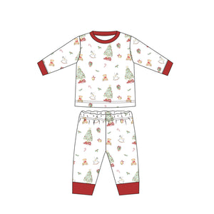 Christmas Tree Printed Kid Set (Toddler)