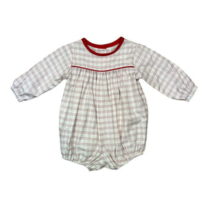 Blue/Red Plaid Andrew Bubble (Infant)