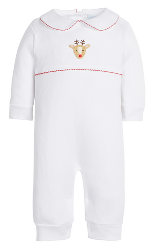 Crochet Reindeer Playsuit (Infant)