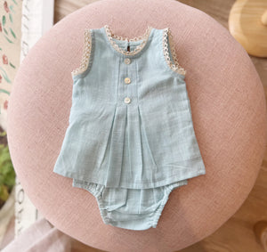 Blue Trim Baby Set (Baby)
