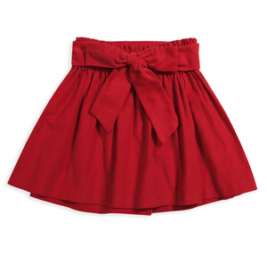 Red Cord Becca Skirt with Bow