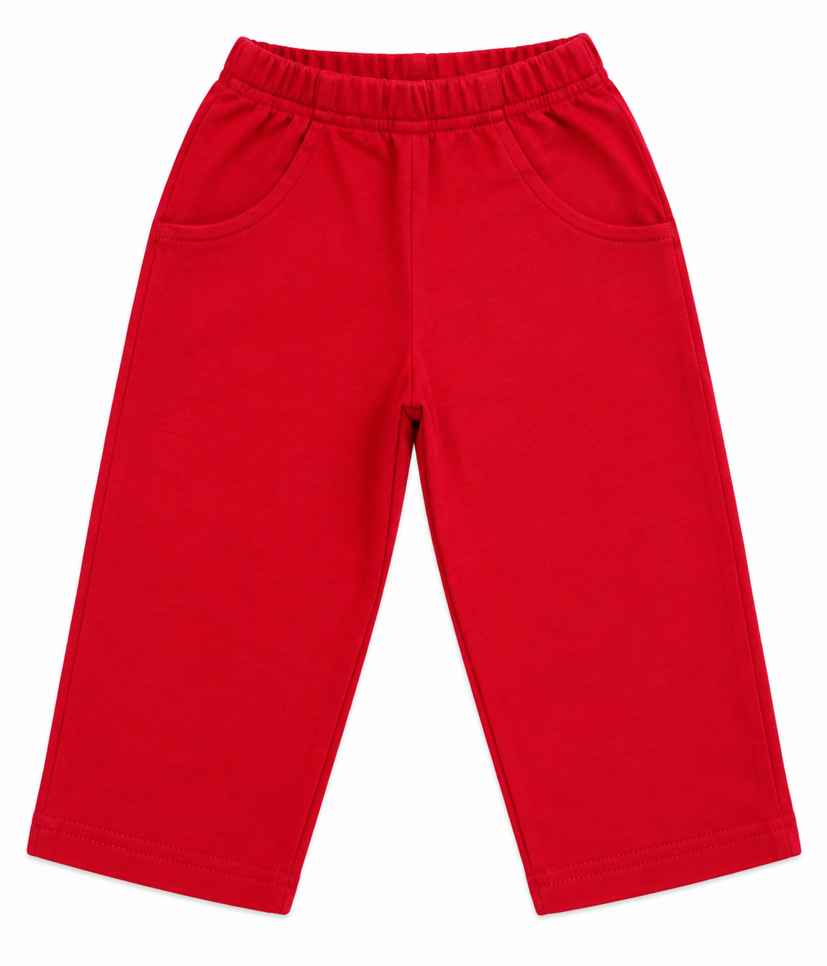 Deep Red Boy Front Pocket Pant
