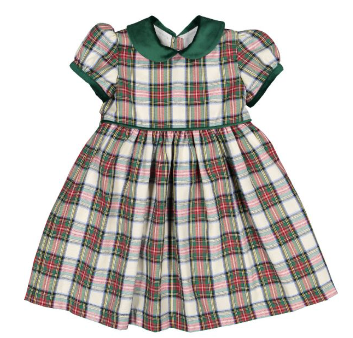 Green Tartan Dress (Toddler)