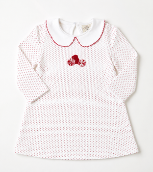 Red Dot Cheer Peter Pan Dress