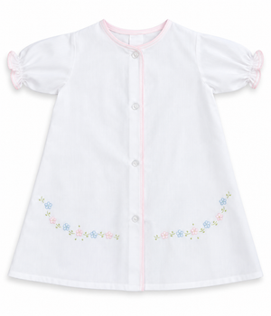 White/Pink Flower Daygown