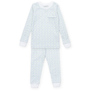 *PRE-ORDER* Bradford School Plaid Blue Pajama Pant Set (Kid)
