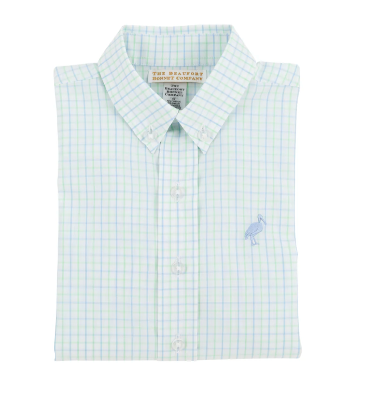 Seafoam/Blue Windowpane Deans List Dress Shirt