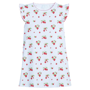 Angel Sleeve Strawberry Dress (Toddler)