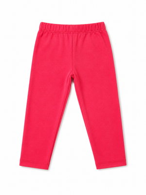Deep Red Straight Legging