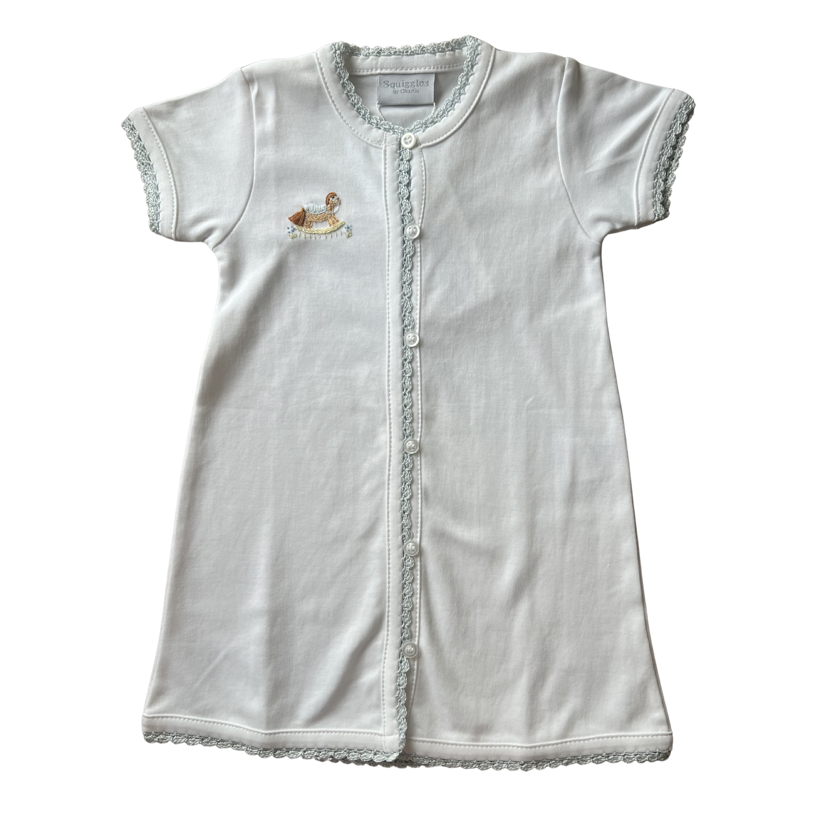 Blue Pony SS Day Gown