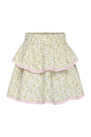 Cream Ditsy Parker Skort