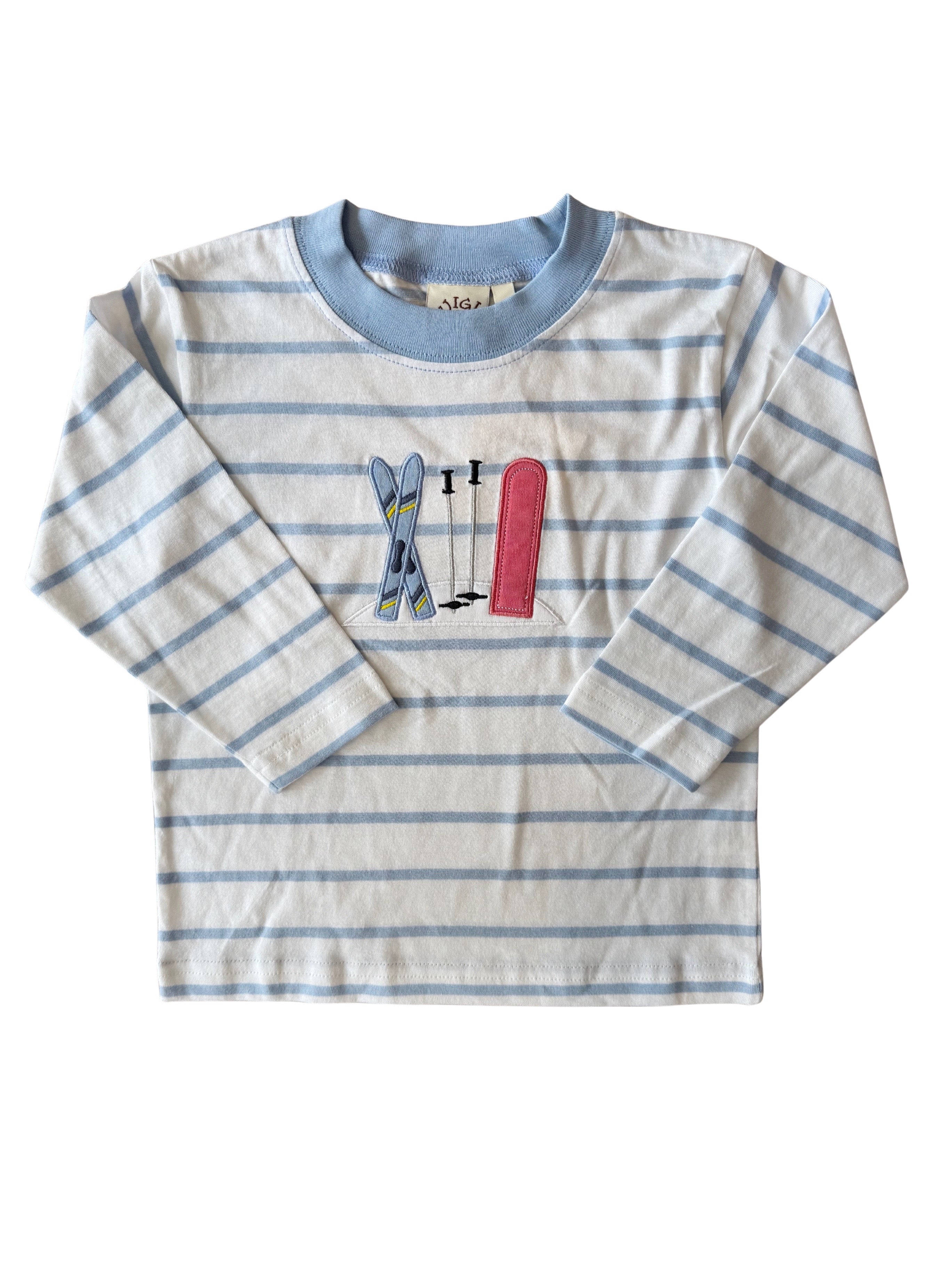 LS Stripe Sky Snowboard Shirt