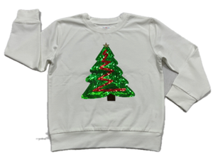 Ana Sequin Christmas Tree Top