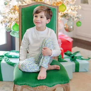 Beckett Mod Holiday Blue Hangout Pant
