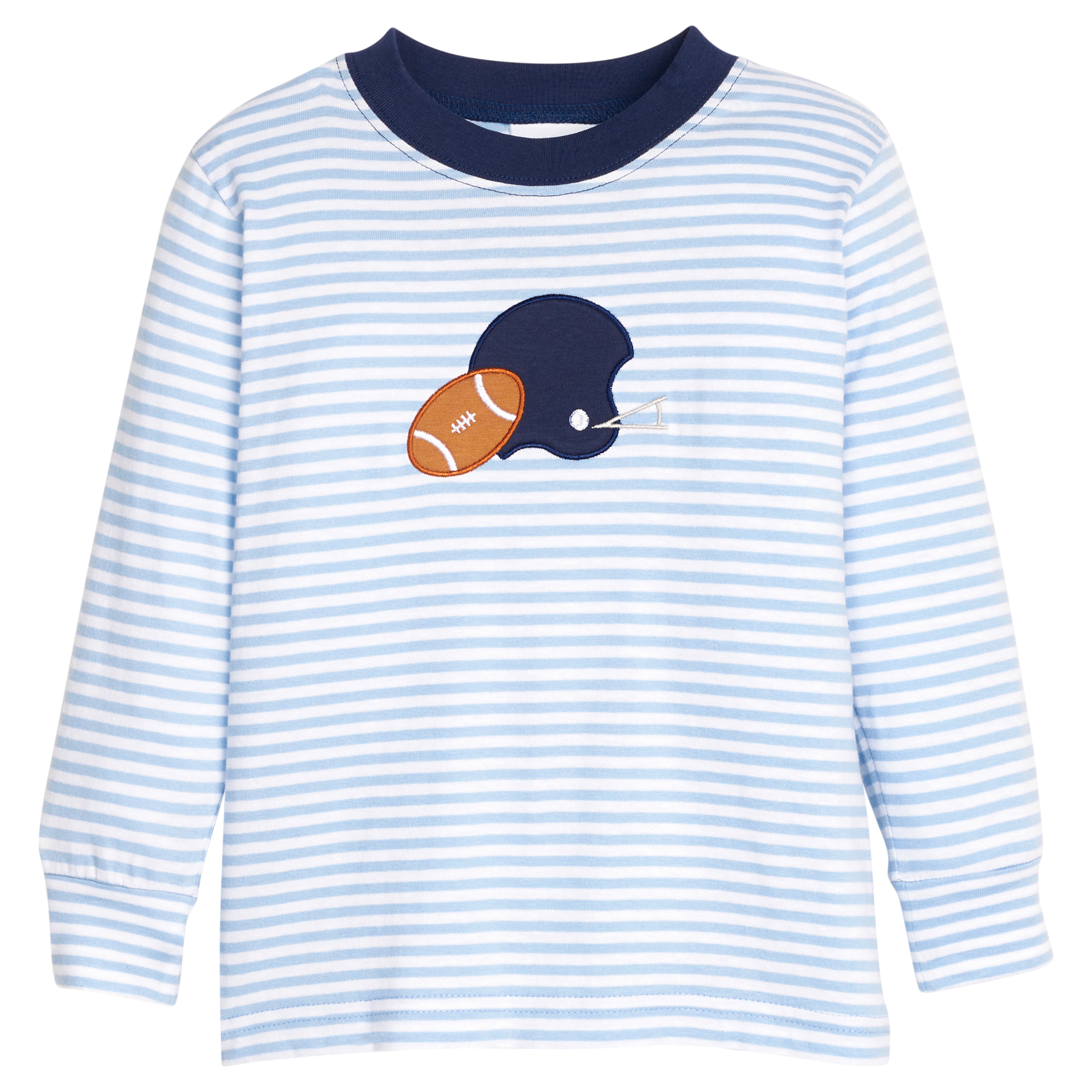 Football Helmet Applique T-Shirt