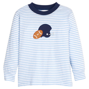 Football Helmet Applique T-Shirt