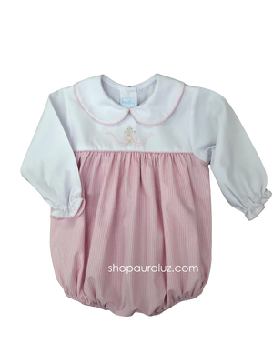 Pink Check Ribbon Bubble (Baby)
