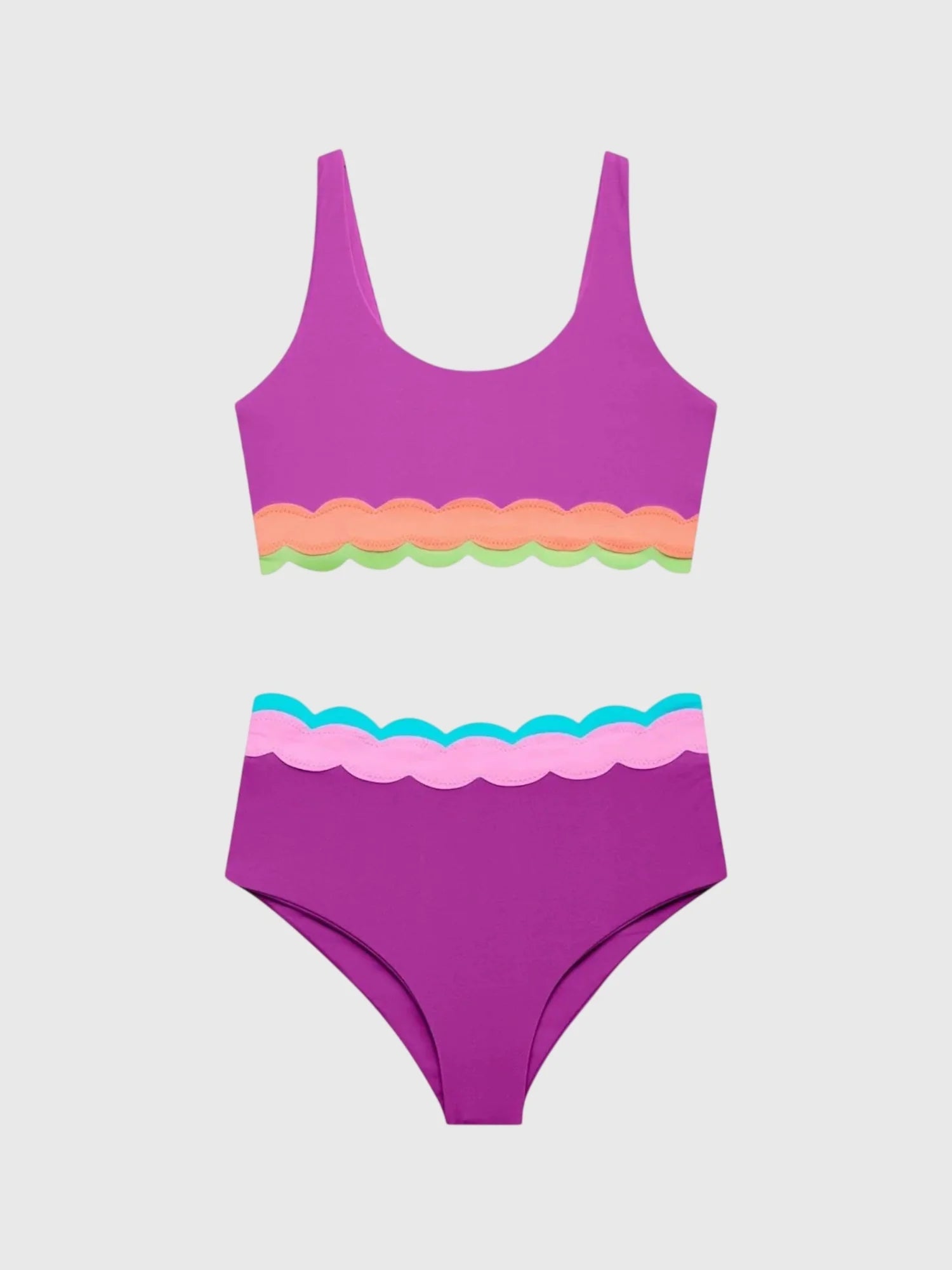 Little Marin/Harriet Radiant Wave Colorblock Set