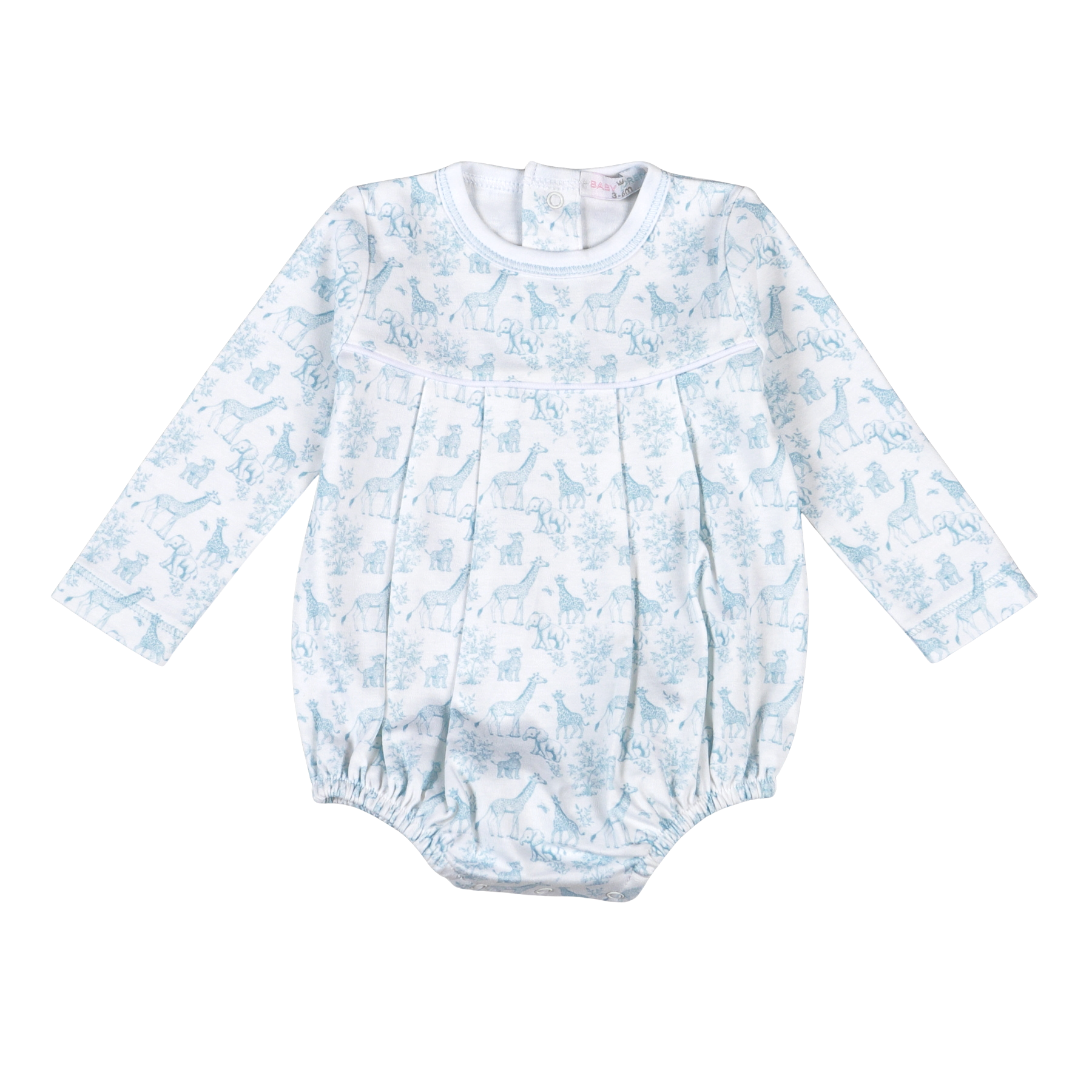 Blue Baby Safari Pima Bubble